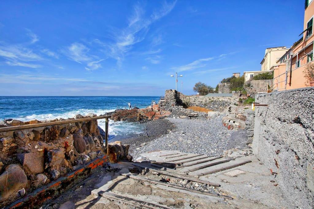 Dalla Spiaggetta A Quinto Genua Exteriör bild