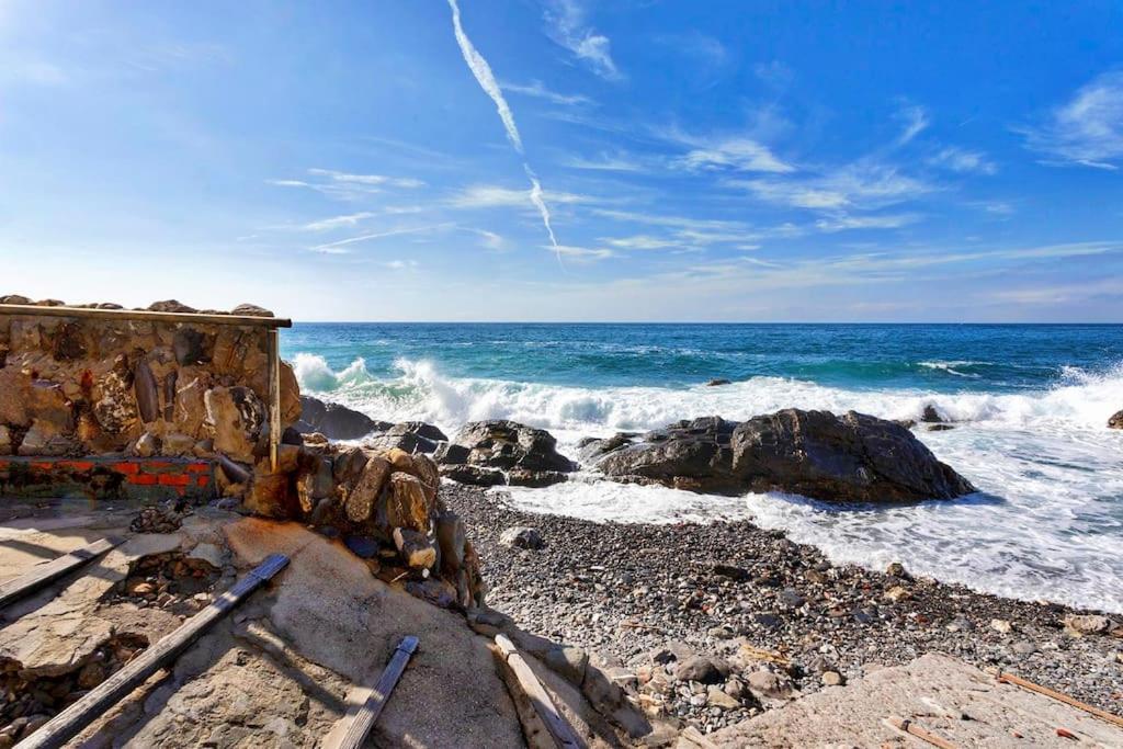 Dalla Spiaggetta A Quinto Genua Exteriör bild